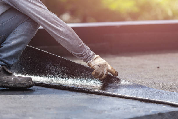 Professional Waterproofing technician working in Putnamville, IN